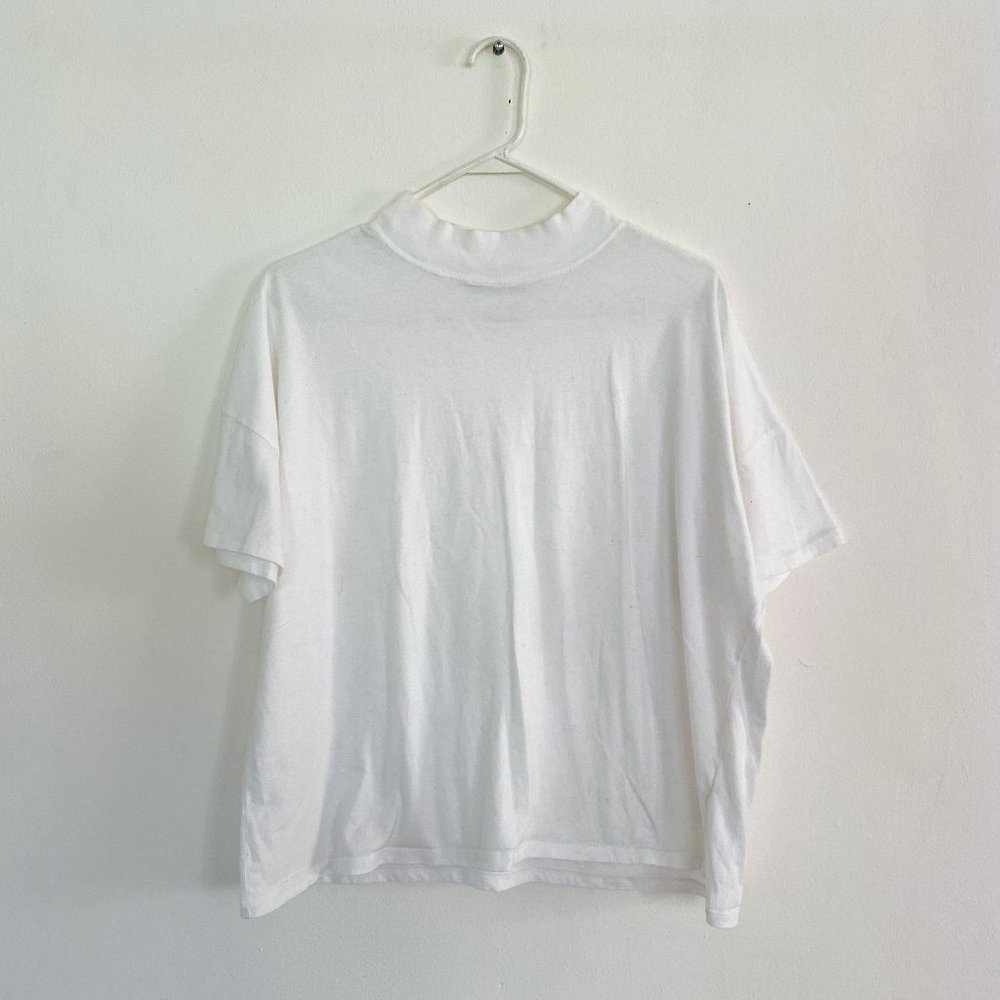 Free People We the Free high neck white tshirt - Medium